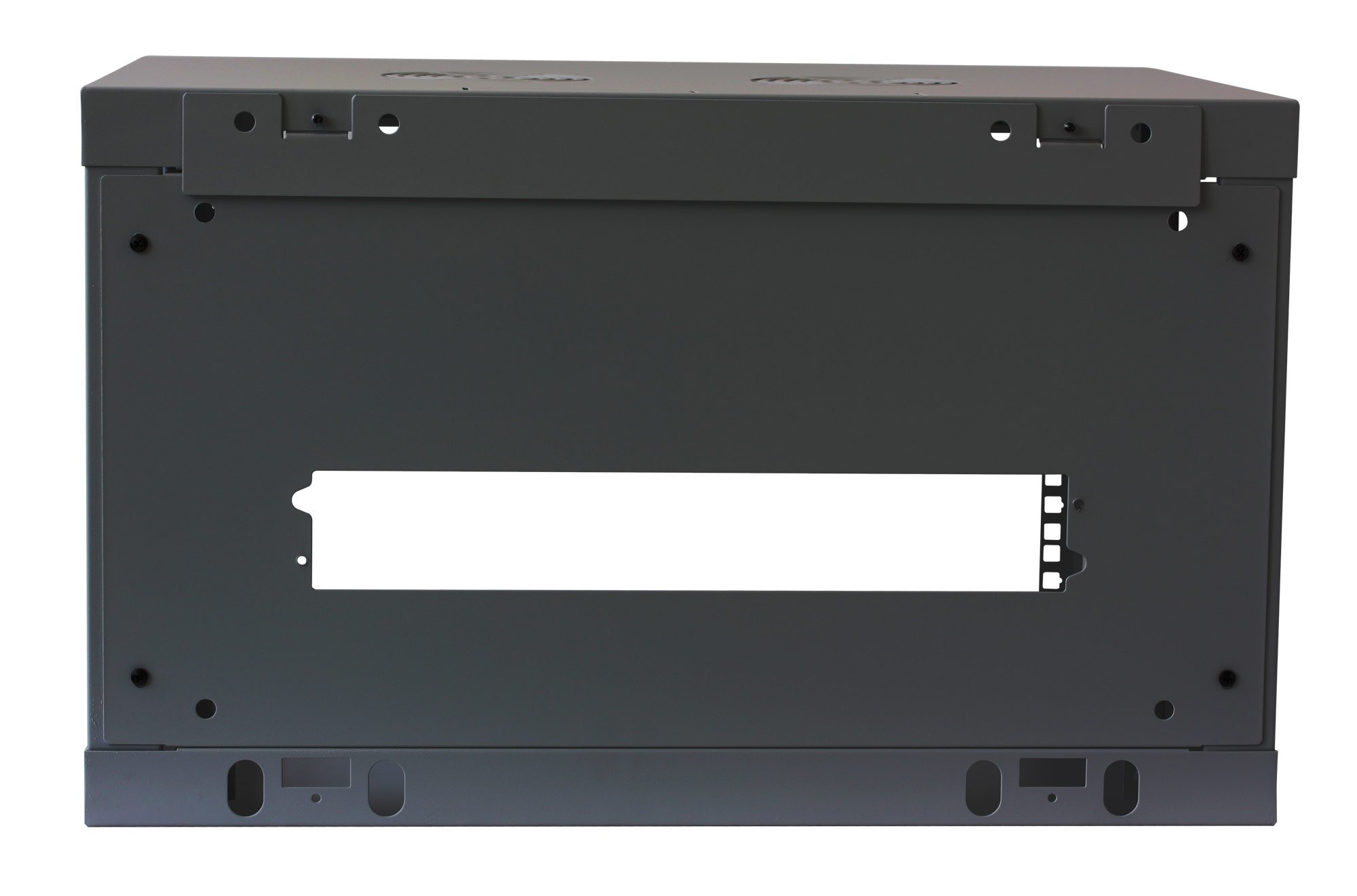 Armadio Rack 19'' a muro 9 unità sezione unica prof. 450 Nero INTELLINET - immagine 8