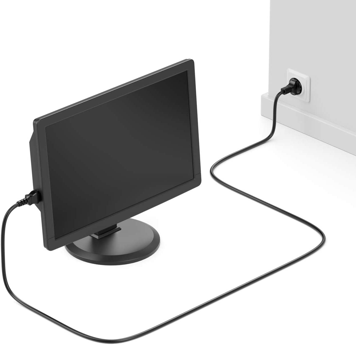 Cavo Alimentazione Nero C13 F Schuko 3m MANHATTAN - immagine 7