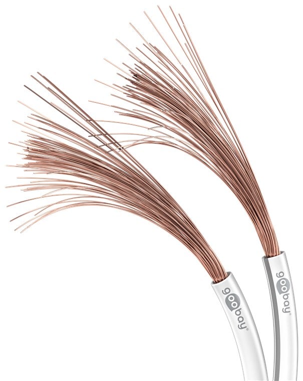 Cavo Audio Bianco 2,5 mm² - 100mt: per un suono cristallino GOOBAY - immagine 7