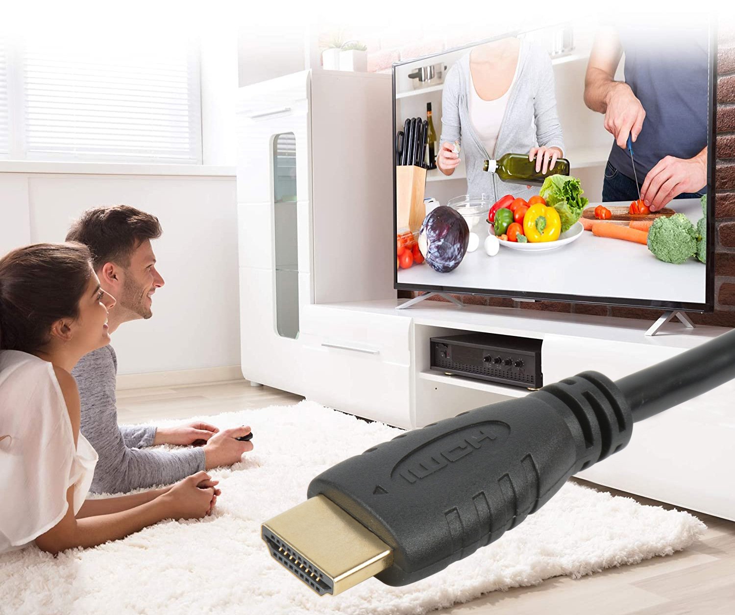 Cavo HDMI™ 2.0 A/A M/M 0,5m Nero TECHLY - immagine 7