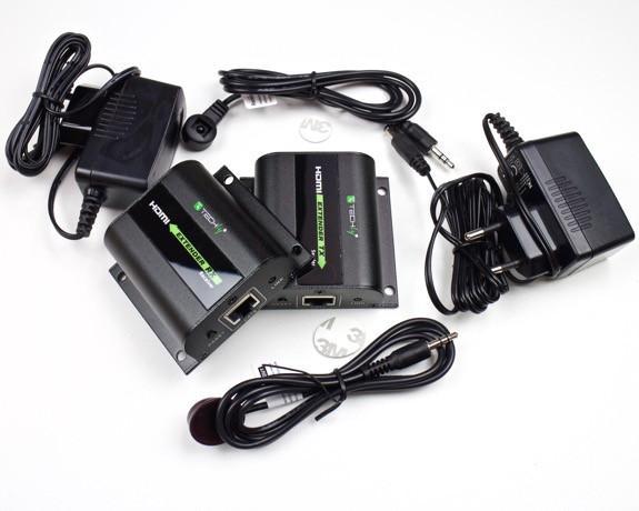 Extender HDMI Full HD 3D IR su cavo Cat.5E/6/6A/7 60m Autoregolato TECHLY - immagine 7