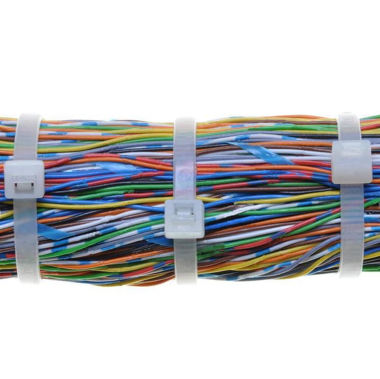 Fascette Fermacavi Autobloccanti 160x4,8mm in Nylon 100pz Bianco TECHLY - immagine 7