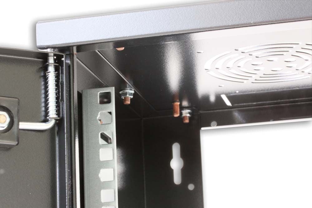 Armadio Rack 10'' a Muro Nero - 6U INTELLINET - immagine 7