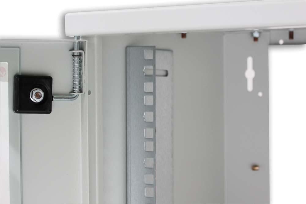 Armadio Rack 19'' Muro 6U Grigio Prof. 320 - Montaggio incluso INTELLINET - immagine 7