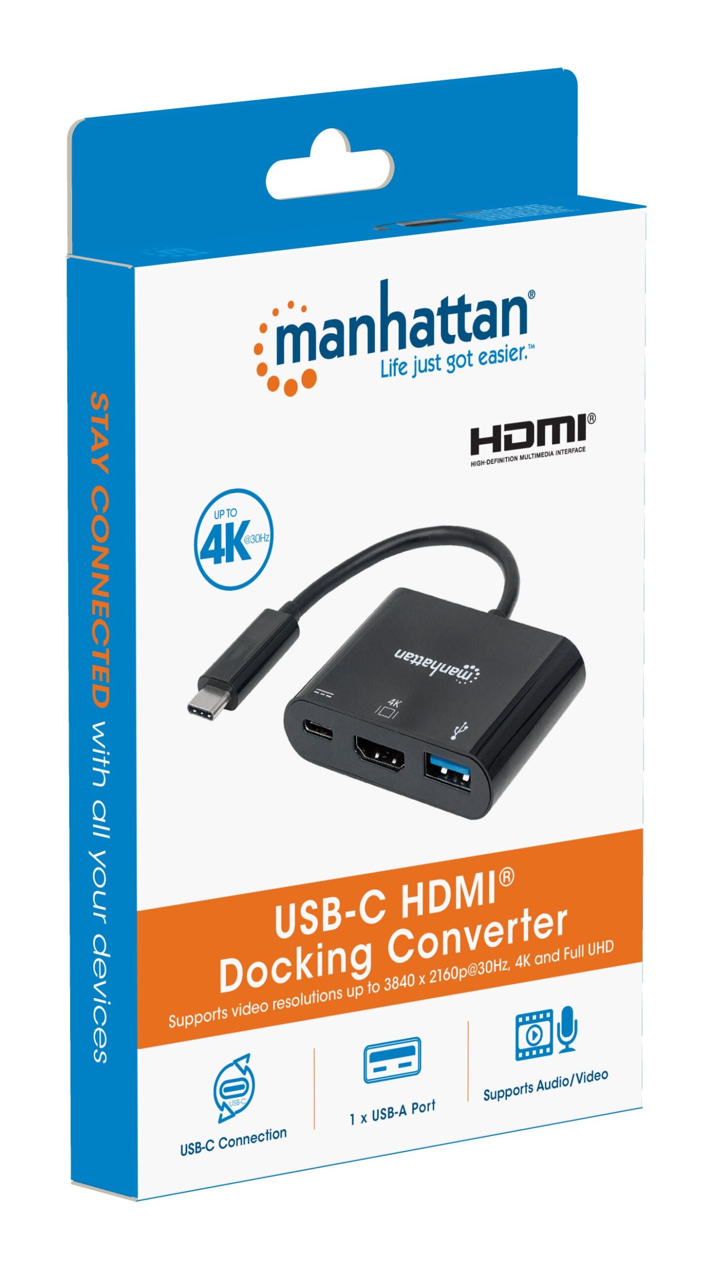 Convertitore USB-C™ a HDMI, USB-A, USB PD MANHATTAN - immagine 6