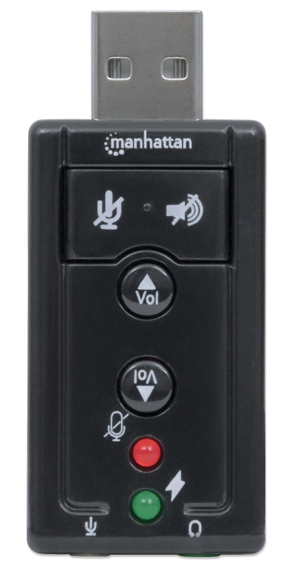 "Scheda Audio USB 2.0: Audio Stereo Virtuale 7.1" MANHATTAN - immagine 5