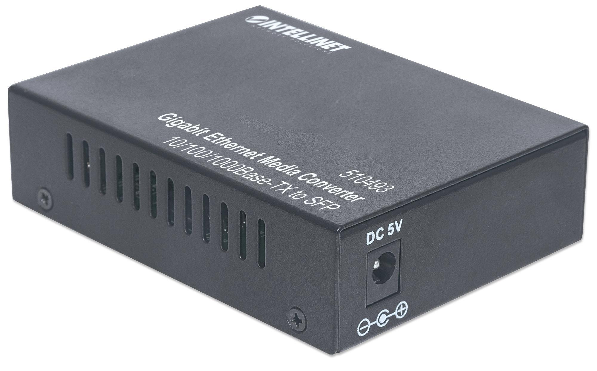 Convertitore Ethernet Gigabit RJ45 con slot SFP INTELLINET - immagine 6