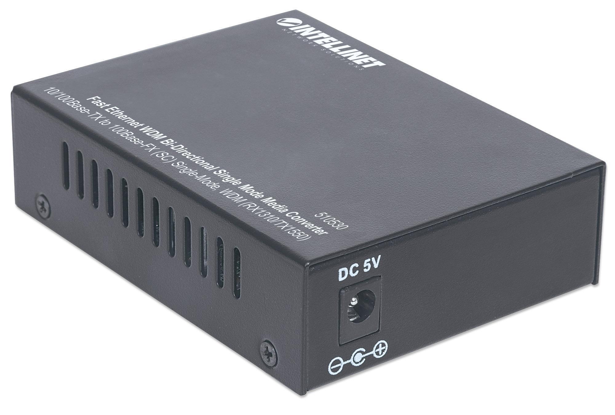Convertitore per Supporti WDM RX1310/TX1550 Fast Ethernet Fibra INTELLINET - immagine 7