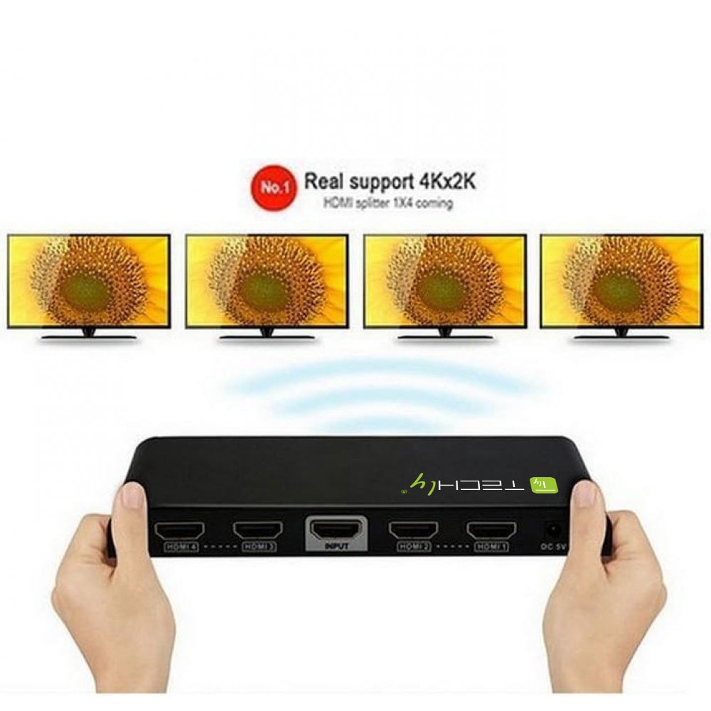 Splitter HDMI 4K UHD 3D 4 vie TECHLY - immagine 7