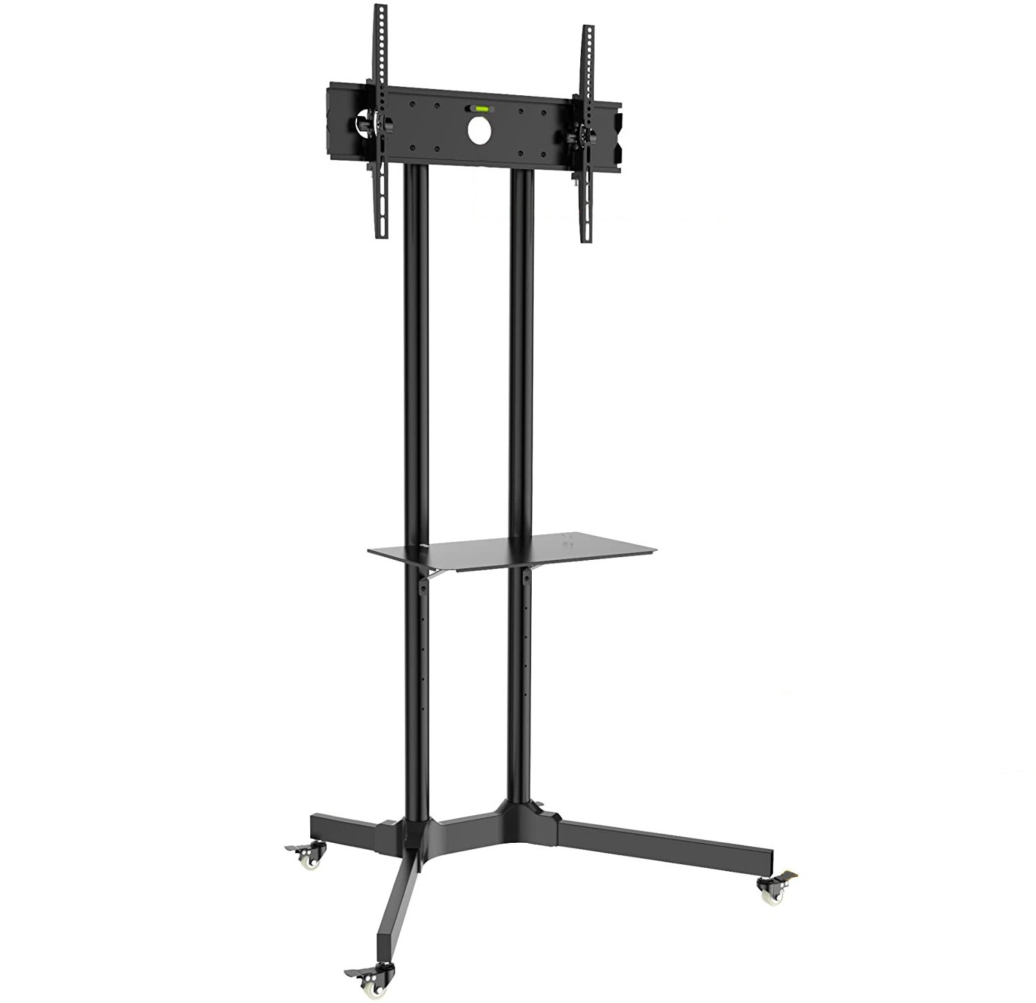 Carrello Supporto Pavimento Porta TV LCD/LED/Plasma 30''-65'' Mensola TECHLY