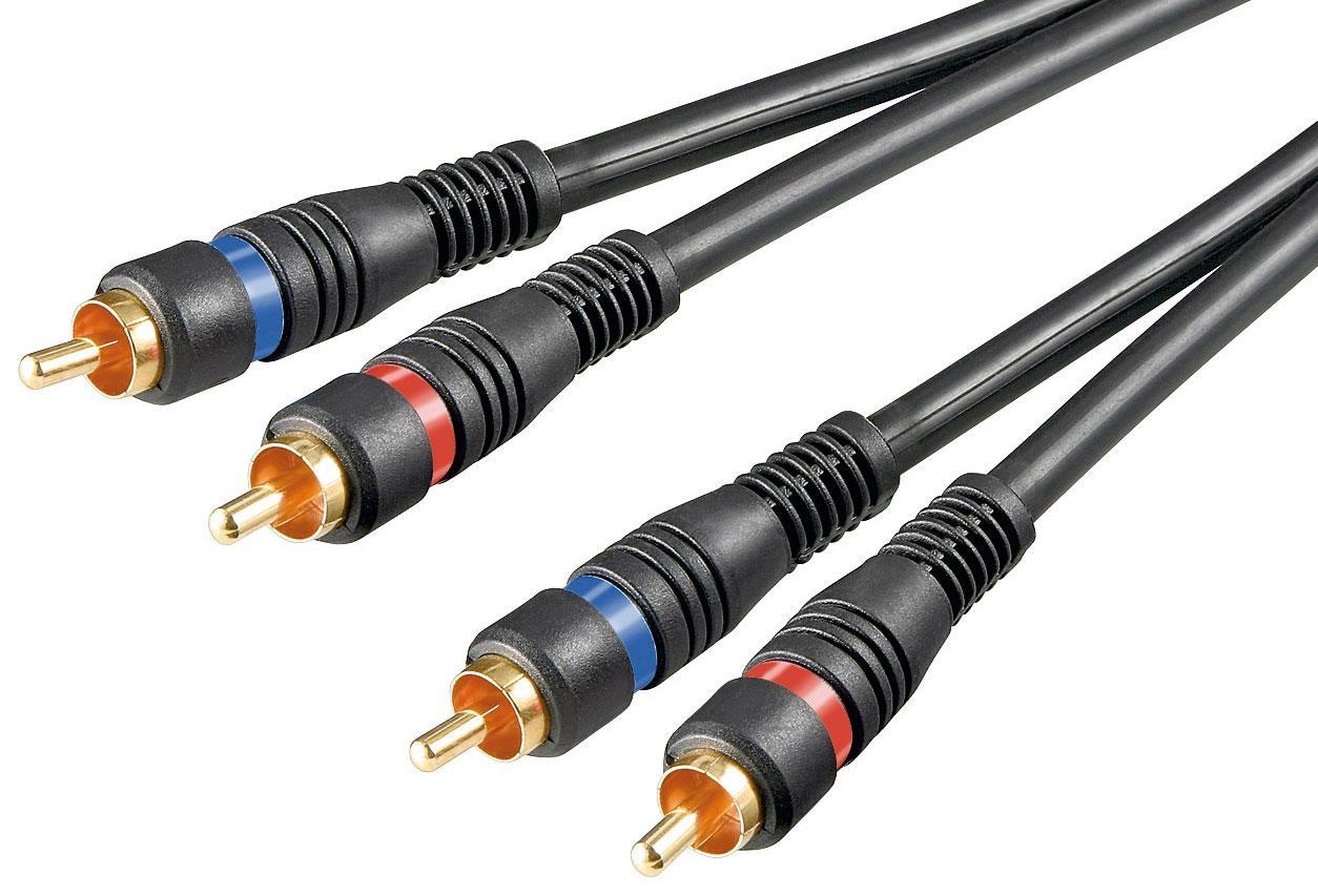 Cavo Audio 2RCA 3mt di Alta Qualità MANHATTAN