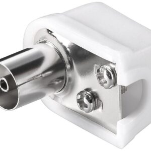 Connettore Angolato Femmina per Antenna TV 9.5 mm GOOBAY