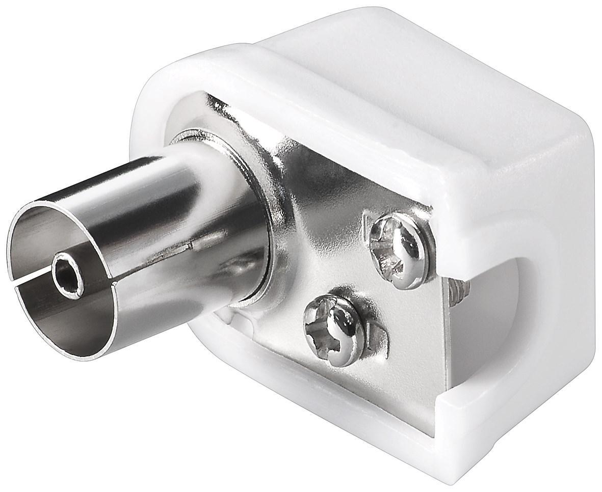 Connettore Angolato Femmina per Antenna TV 9.5 mm GOOBAY