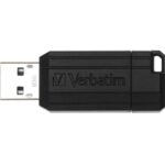 Memoria USB 2.0 PinStripe da 16Gb Colore Nero VERBATIM