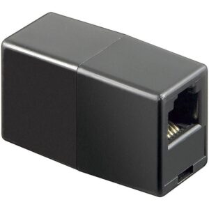 Accoppiatore telefonico RJ11 6P4C Femmina-Femmina Nero INTELLINET