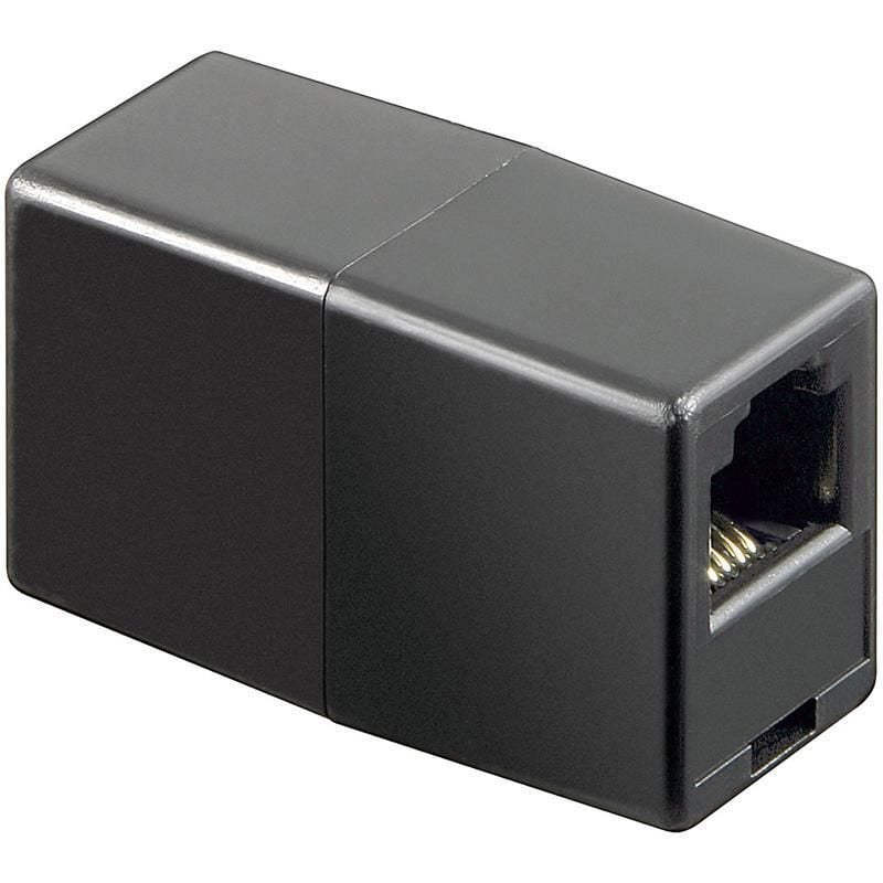 Accoppiatore telefonico RJ11 6P4C Femmina-Femmina Nero INTELLINET