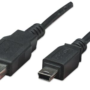 Cavo USB 2.0 A-Mini B 5pin 1m Nero MANHATTAN