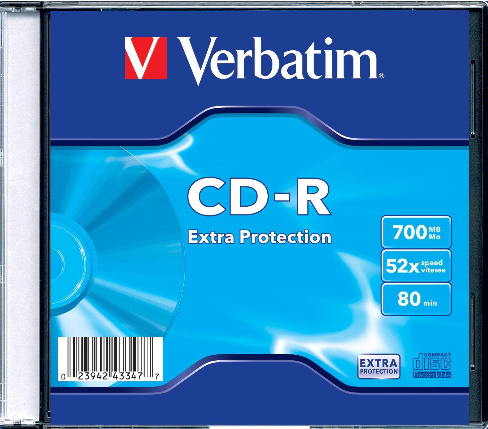 CD-R 80 Min 700 Mb: la soluzione ideale per archiviare i tuoi dati! VERBATIM