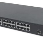 Switch Gigabit Ethernet 24 Porte + 2 Porte SFP INTELLINET