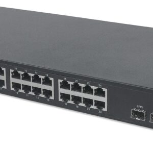 Switch Gigabit Ethernet 24 Porte + 2 Porte SFP INTELLINET