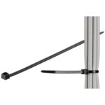 Fascette Fermacavi Autobloccanti 292x3,5mm in Nylon 100pz Nero TECHLY