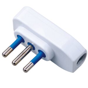 Spina ribassata 2P+T 10A Bianco TECHLY