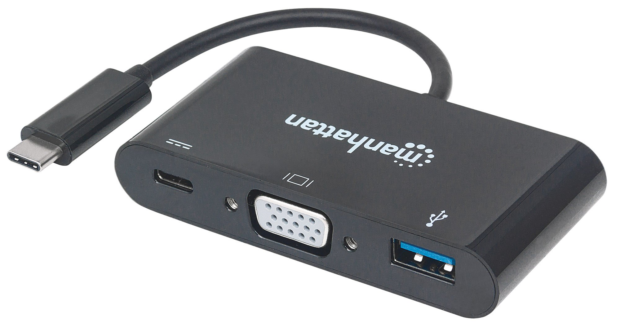 Adattatore Convertitore USB-C™ a VGA, USB-A, USB PD MANHATTAN