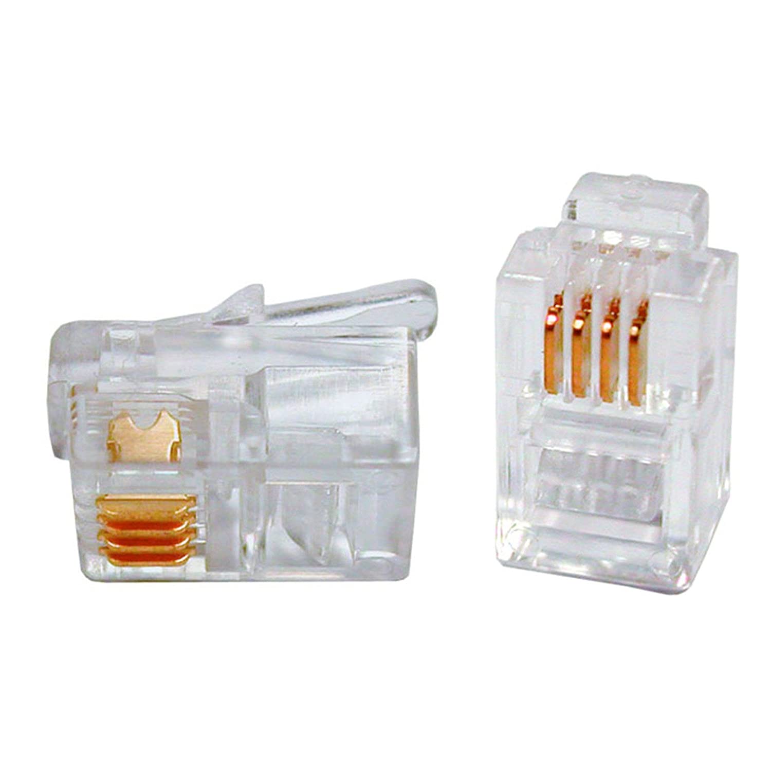 "Connettore telefonico RJ14/RJ11 6P4C" INTELLINET