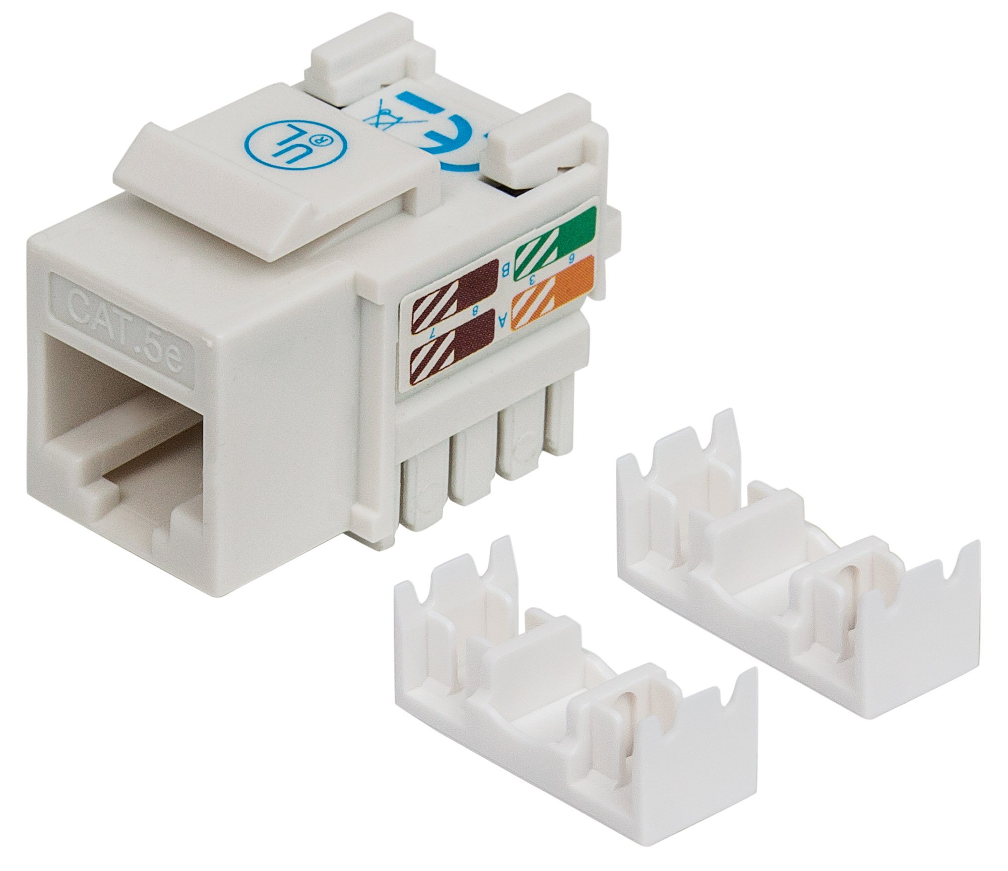 Keystone RJ45 Cat5e UTP Bianco: Frutto della connessione perfetta INTELLINET