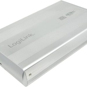 Box HDD Esterno SATA 3.5'' USB3.0 Super Speed Silver LOGILINK