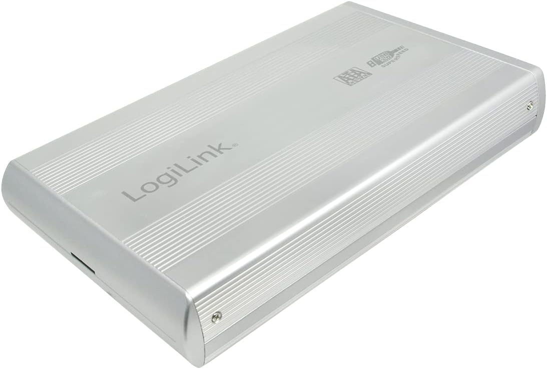 Box HDD Esterno SATA 3.5'' USB3.0 Super Speed Silver LOGILINK