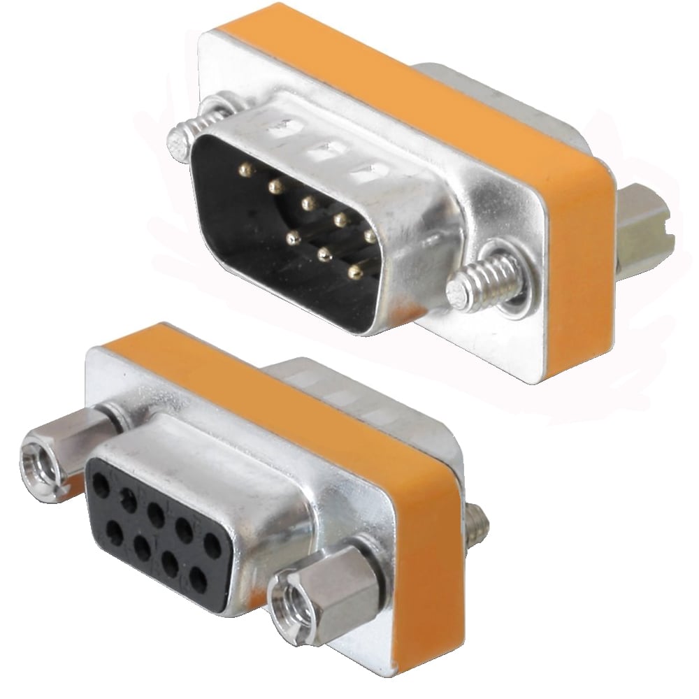 "ChangerX: Adattatore Gender D-SUB 9 Pin M/F per Null Modem" MANHATTAN