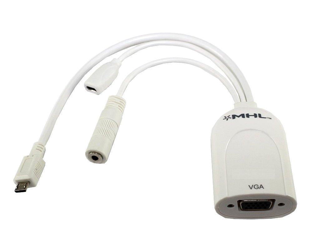 Adattatore MHL a VGA con audio: connessione perfetta per dispositivi mobili MANHATTAN