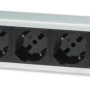 Multipresa Rack 19'' 6 Posti: Protezione e Interruttore Spina 1,5U TECHLY PROFESSIONAL