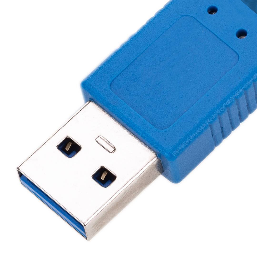 Cavo USB 3.0 SuperSpeed 0,5 m Flat - Connessione Veloce e Pratica TECHLY - immagine 7