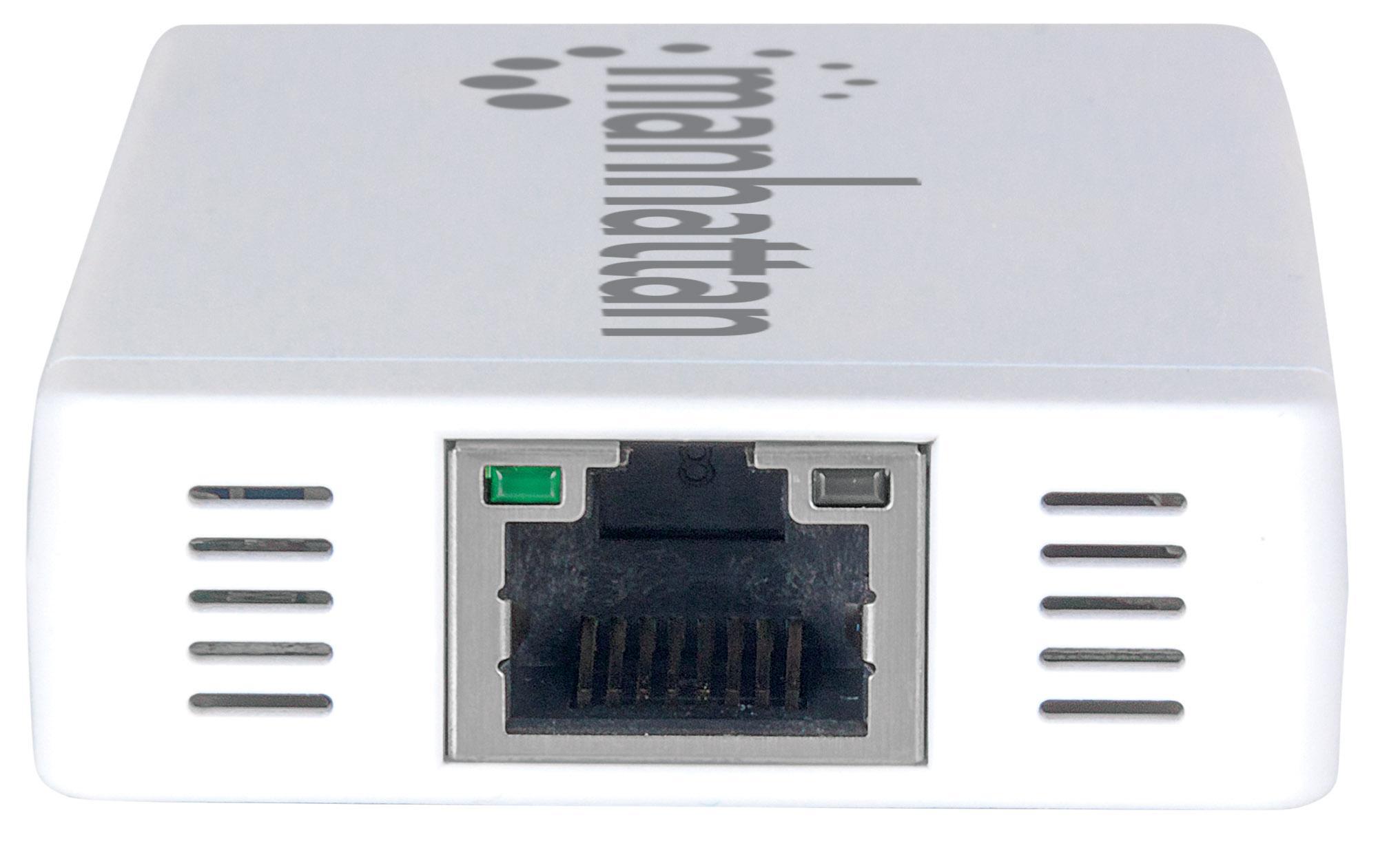 Hub USB 3.0 con Ethernet Gigabit: Connessioni Veloci MANHATTAN - immagine 8