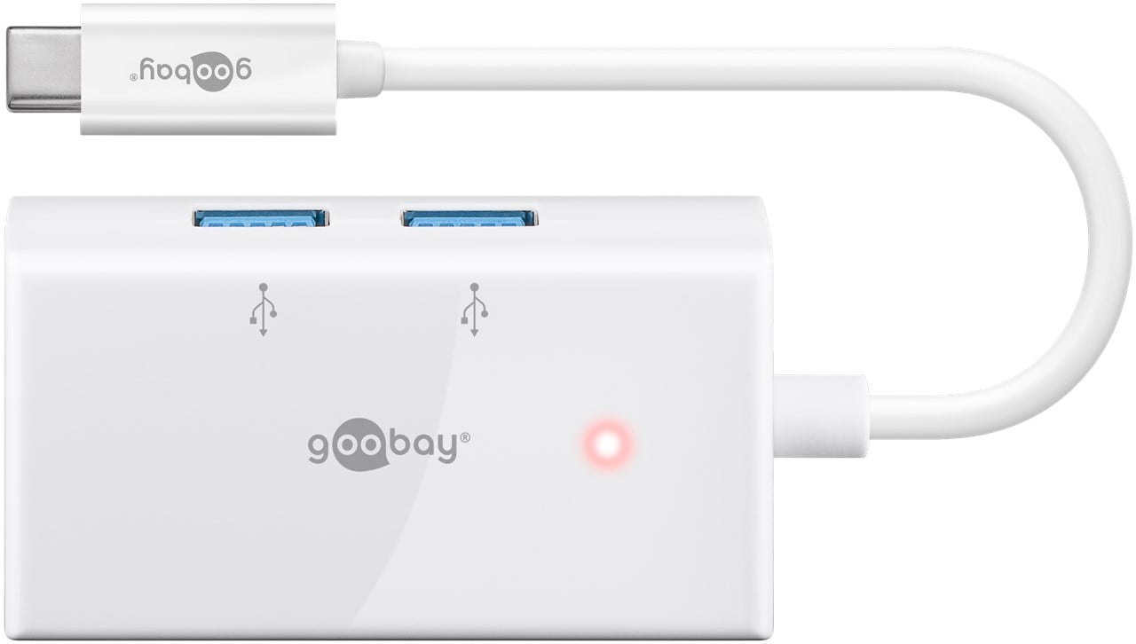 Hub USB-C SuperSpeed 2 USB 3.0 e RJ-45 Gigabit GOOBAY - immagine 7
