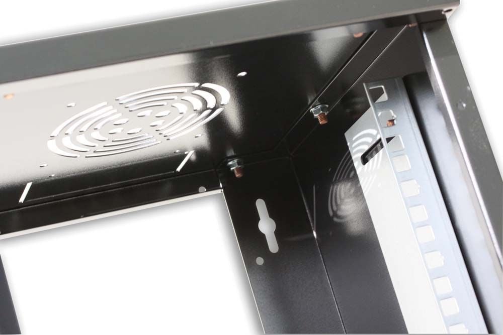 Armadio Rack 10'' a Muro Nero - 6U INTELLINET - immagine 8
