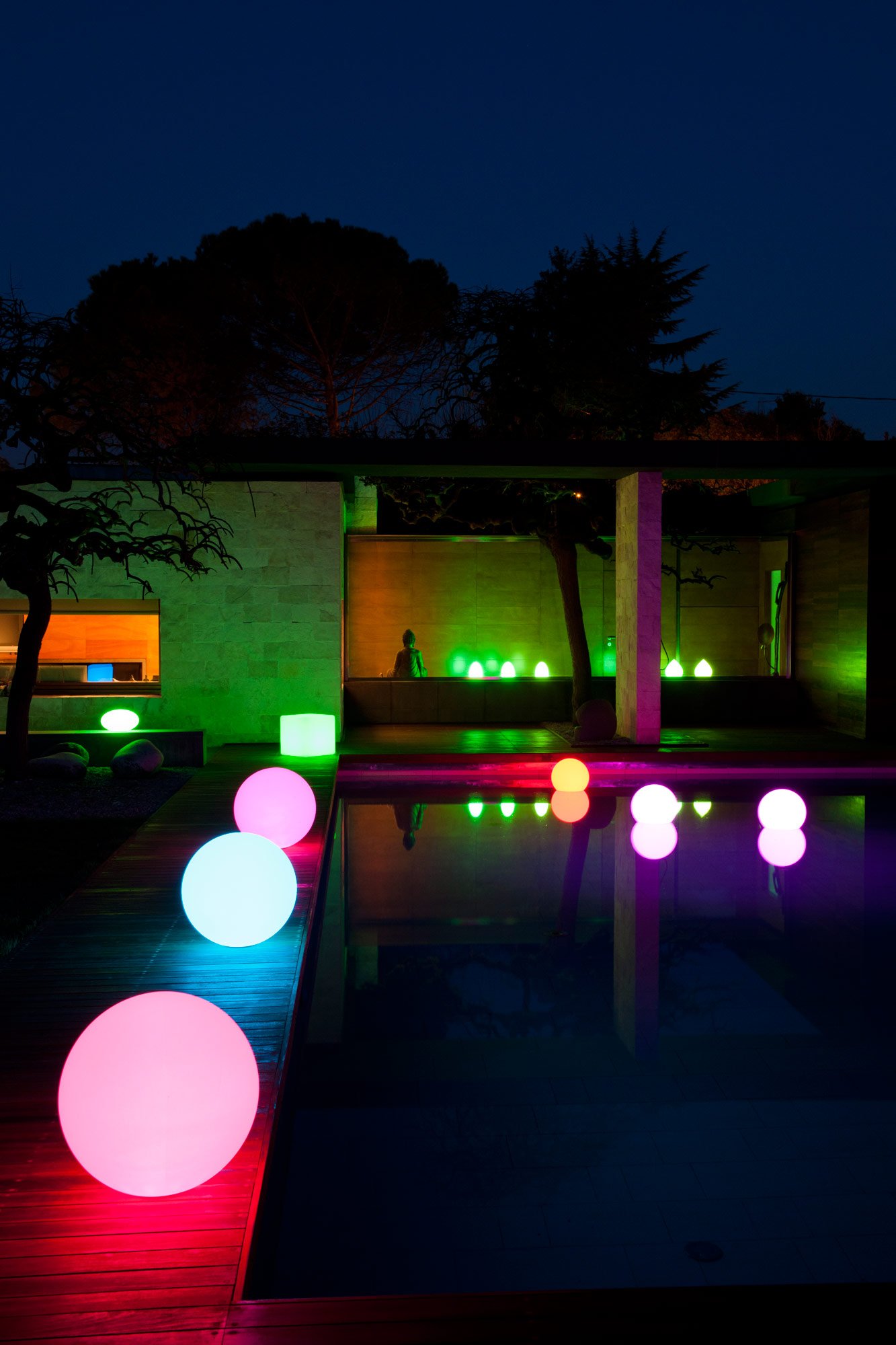 Lampada LED Multicolor Sfera Large per Arredo TECHLY - immagine 8