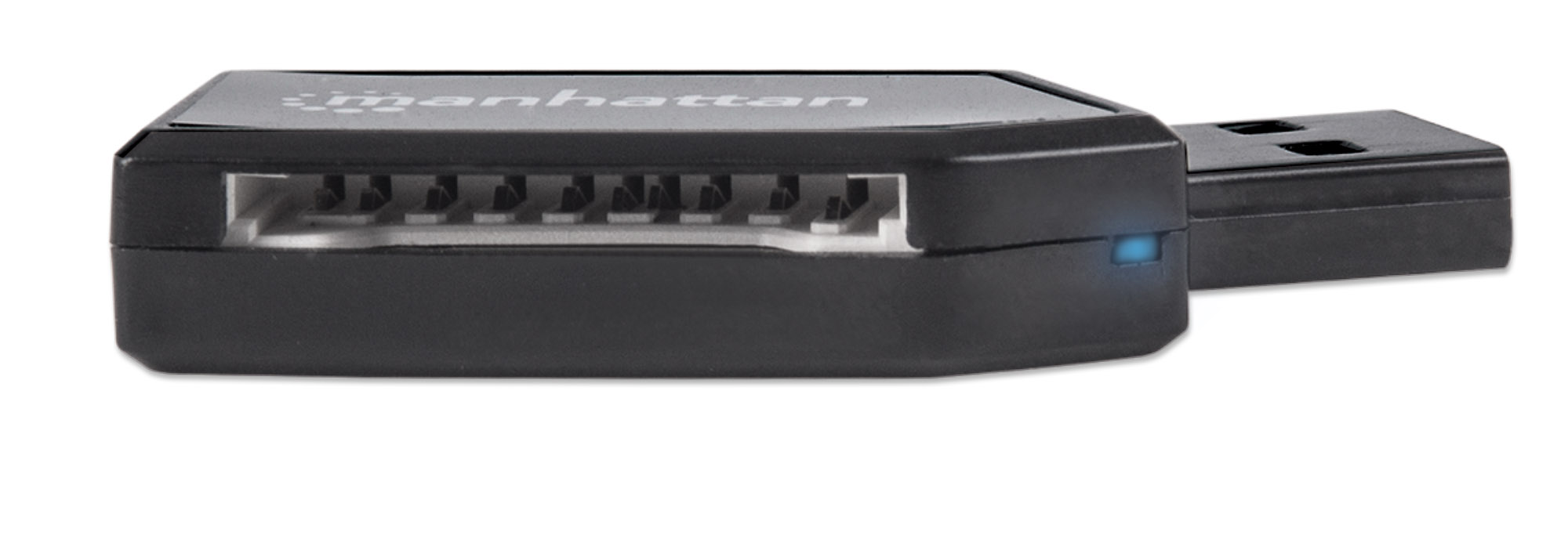 Mini Card Reader USB 2.0: il tuo compagno di memoria MANHATTAN - immagine 8