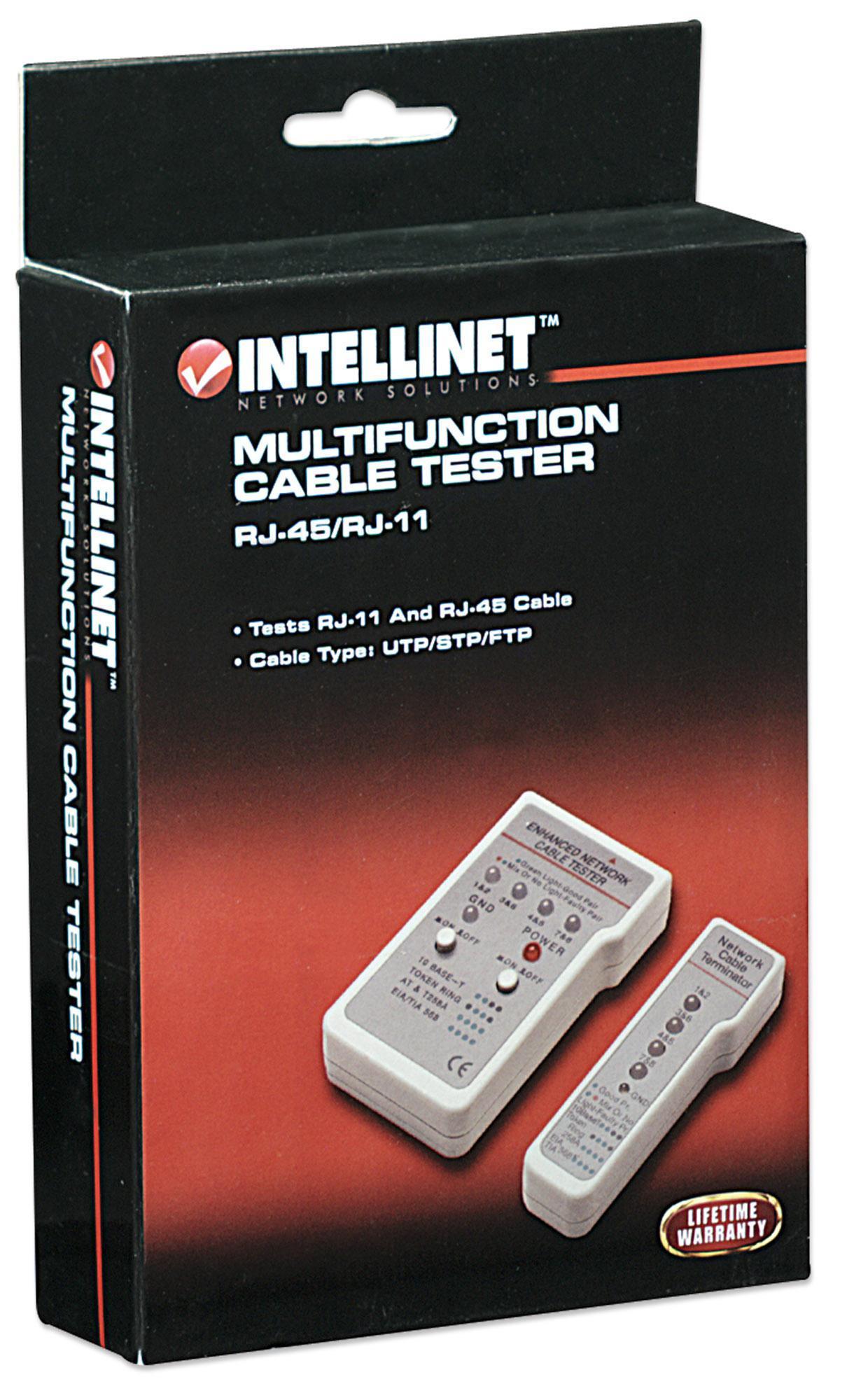 Tester Cavi Rete RJ45/RJ11: Funzionale e Versatile INTELLINET - immagine 8