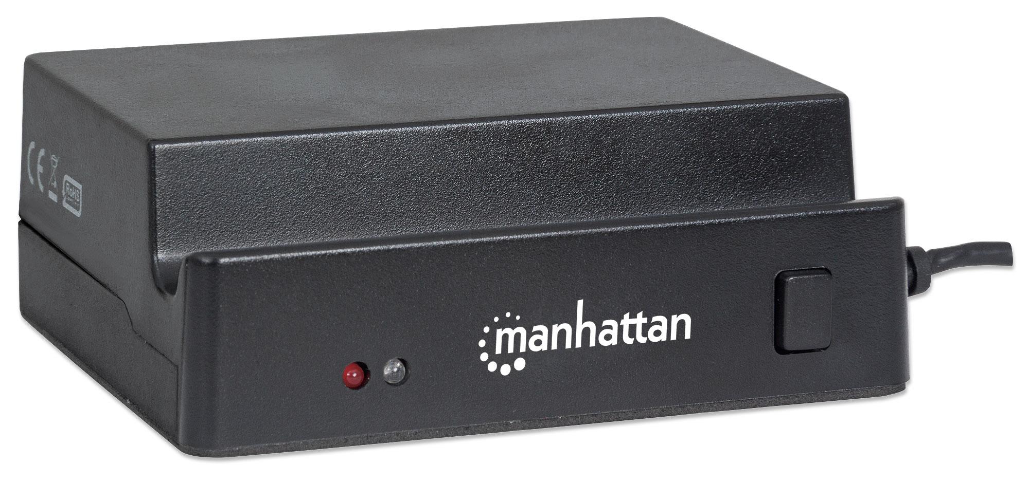 Docking Station 3 Porte USB Ricarica Smartphone e Tablet OTG Nero MANHATTAN - immagine 8