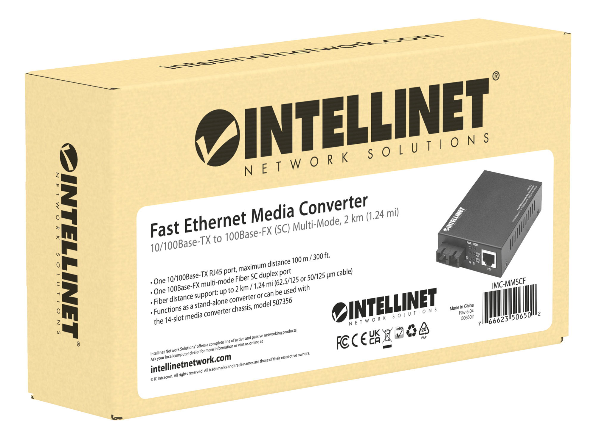 Convertitore RJ45 a Fibra SC: connessione veloce e affidabile INTELLINET - immagine 8