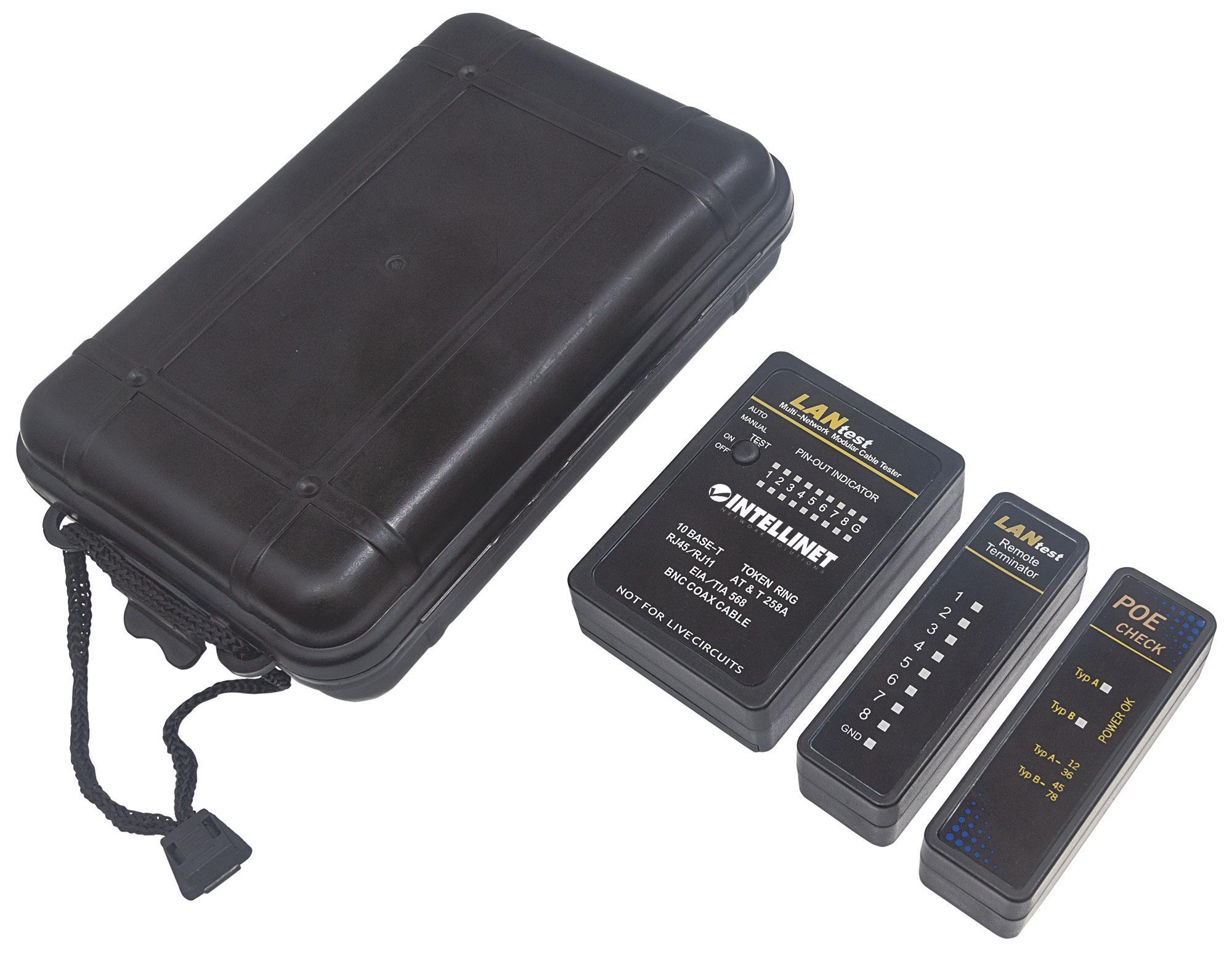 Tester Professionale POE RJ45 e BNC INTELLINET - immagine 8