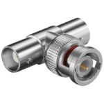 Adattatore BNC a T: 1M 2F OEM