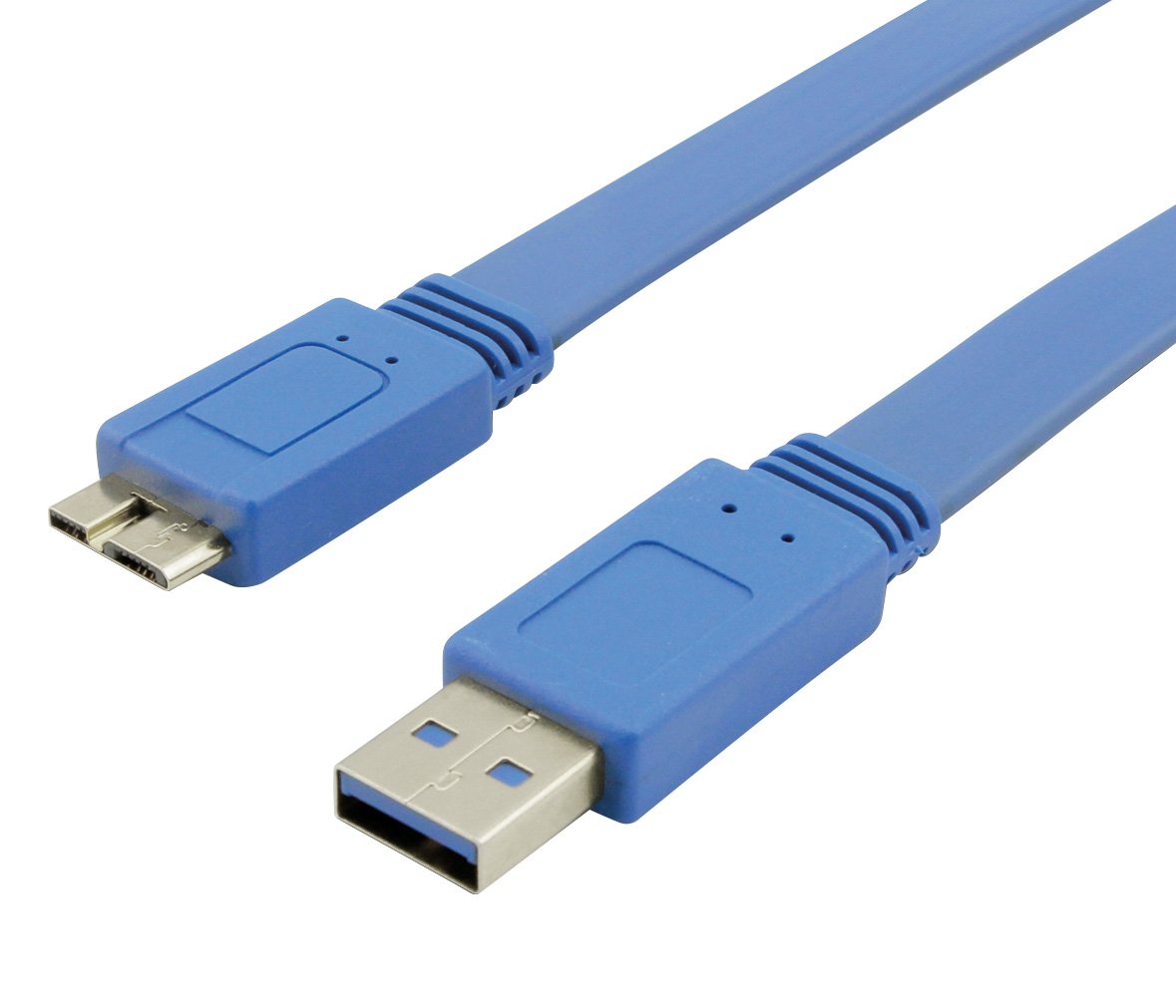 Cavo USB 3.0 SuperSpeed 1m Flat - A maschio a B maschio TECHLY
