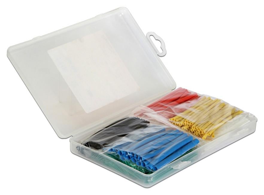 Kit 230 Tubi Colorati Guaina Termorestringente per Isolamento Cavi DELOCK
