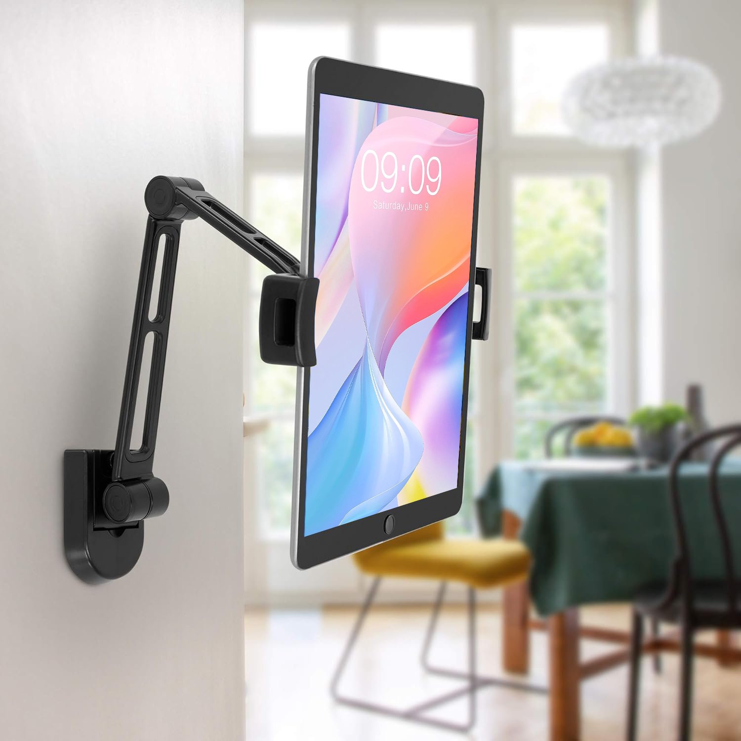 Supporto Estensibile per Tablet e i-Pad 4.7''-12.9'' da Muro o Sottopensile TECHLY - immagine 9