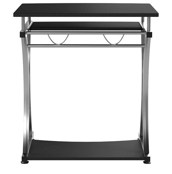 Scrivania per PC Compatta con Cassetto Estraibile, Nero Grafite TECHLY - immagine 9