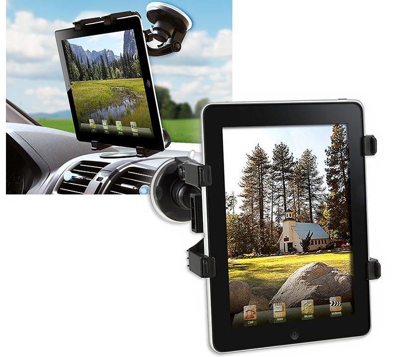 Supporto Auto Universale con Ventosa per Tablet 7-10.1'' TECHLY - immagine 9